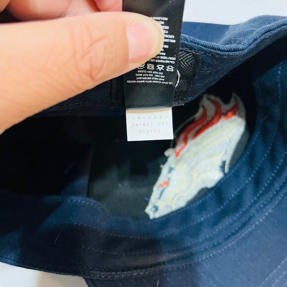 47 Brand NFL Denver Broncos Adjustable Hat Navy OSFA Sports Football Athlete - Picture 8 of 8